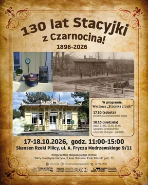 Stacyjka z Czarnocina kończy 130 lat. Jubileusz w Skansenie Pilicy